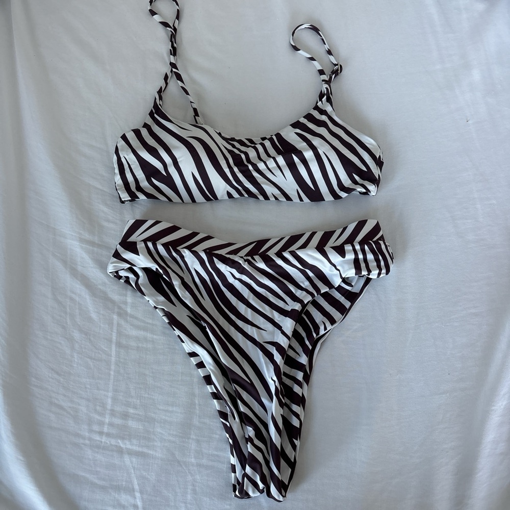 Grey Bandit Bikini Set
